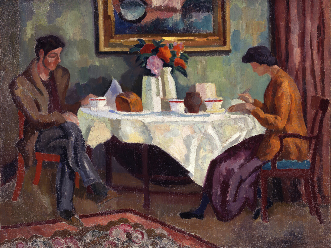 Roger Fry, The Breakfast Table, c.1918. Aberdeen Art Gallery & Museums Collections
