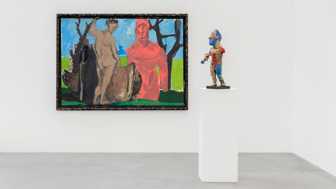 Markus Lüpertz, Exhibition view. Courtesy of Almine Rech gallery