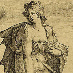 La Pereza, según Jacob Matham (1571-1631)