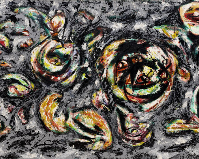Jackson Pollock, Ocean Greyness. Courtesy of Guggenheim Museum
