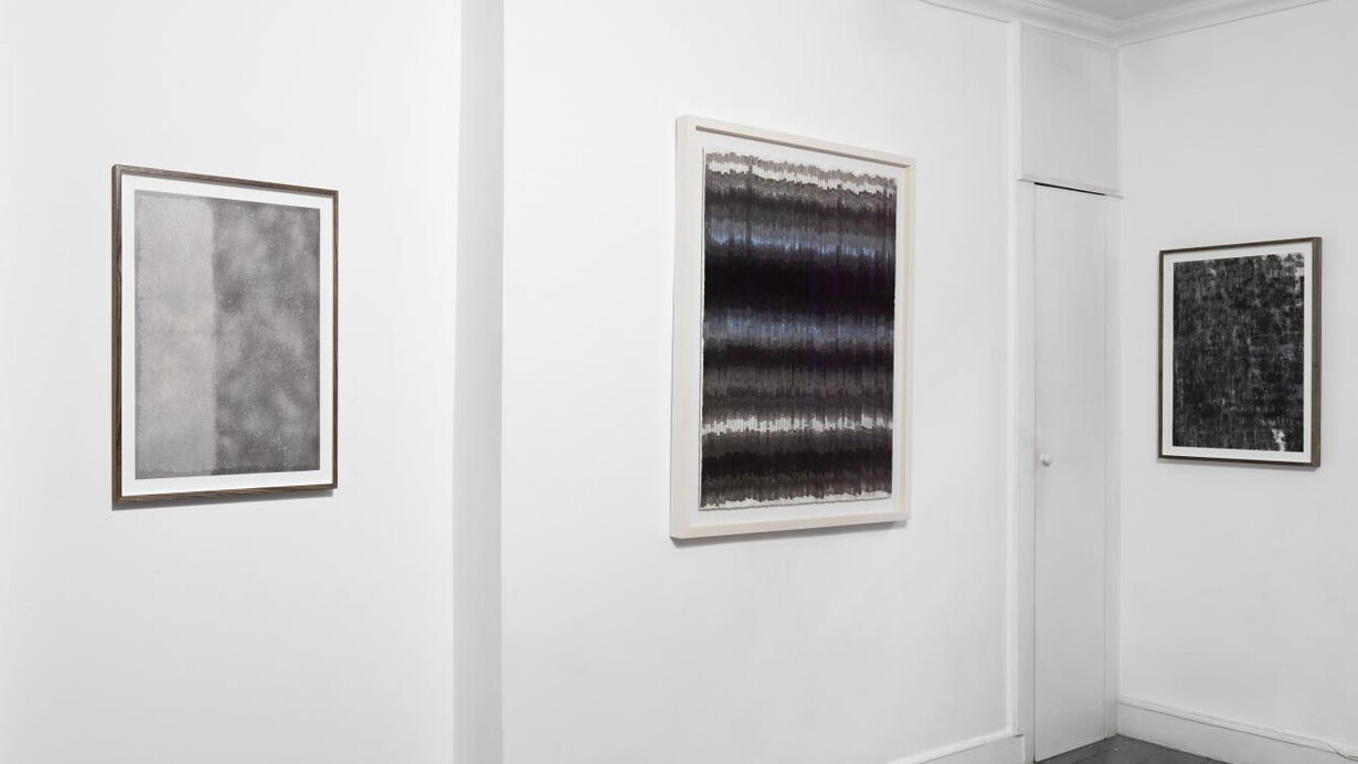 Minjung Kim and Rebecca Salter, Dusk to dawn, exhibition view. Courtesy of Patrick Heide Contemporary Art