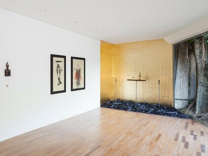 Antônio Obá, exhibition view. Courtesy of Mendes Wood DM 
