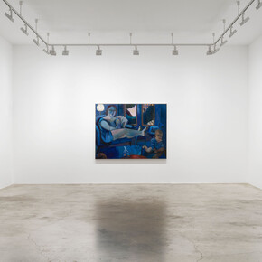 Danielle Orchard, Borrowed chord, exhibition view. Courtesy of Perrotin