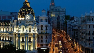 Madrid. Vista de la Gran Vía