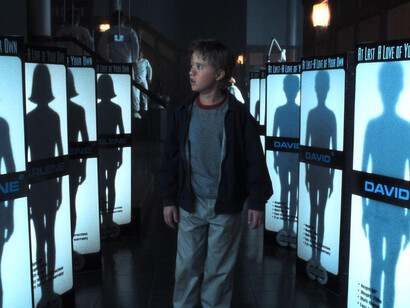 Fotograma del filme «A.I. Inteligencia Artificial», dirigido por Steven Spielberg y protagonizado por Haley Joel Osment