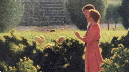 Giuseppe Pellizza da Volpedo, "Idillio verde"