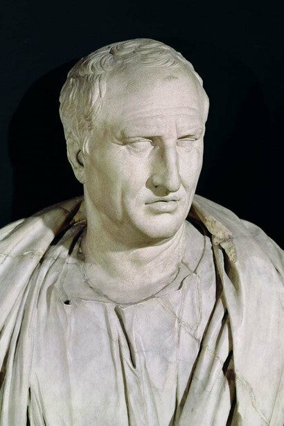Marco Tullio Cicerone, busto, (metà del I secolo a.C.). Simbolo dell'eloquenza romana