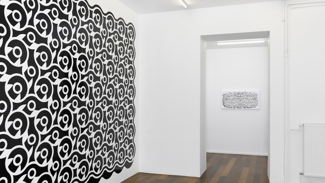 Pablo Siquier, Exhibition view. Courtesy of Galerie Xippas