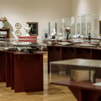 The sworn: re/collections on Vladas Daumantas, exhibition view. Courtesy of M. K. Čiurlionis National Museum of Art