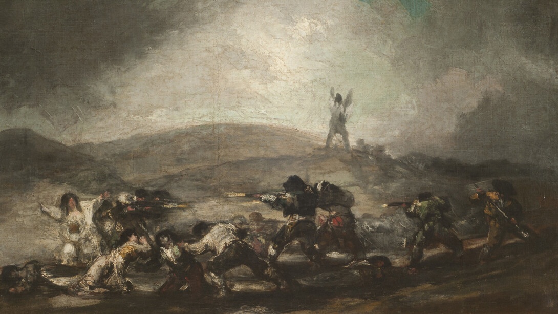 Francisco de Goya e Lucientes, Cena de guerra (detalhe), c. 1808-1812. Cortesia do Museu Nacional de Belas Artes