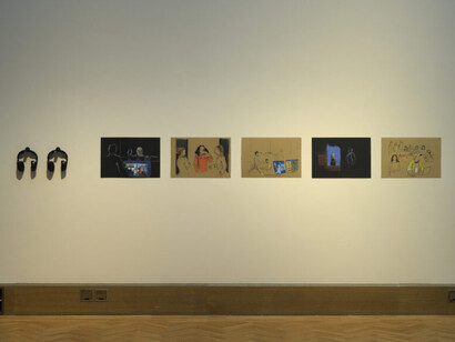 Various artists, Datas: the data and the sovereign, exhibition view. Courtesy of Galerie Rudolfinum