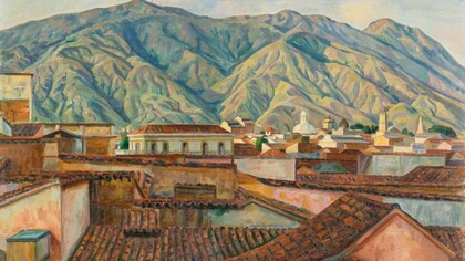 «Tejados de la Vieja Caracas y el Ávila» (1933), Manuel Cabré (1890-1984)

