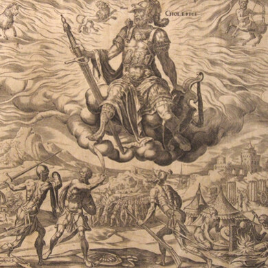 Harmen Jansz, Cholerici (Colérico), placa 2 de la serie de los cuatro temperamentos