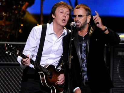 Paul McCartney y Ringo Starr en un reciente encuentro en un concierto