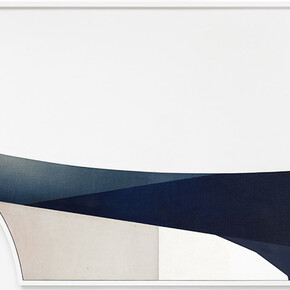 Svenja Deininger, Untitled, 2015, oil on canvas, 70 x 190 cm (framed: 165 x 195 cm), photo by Markus Wörgötter