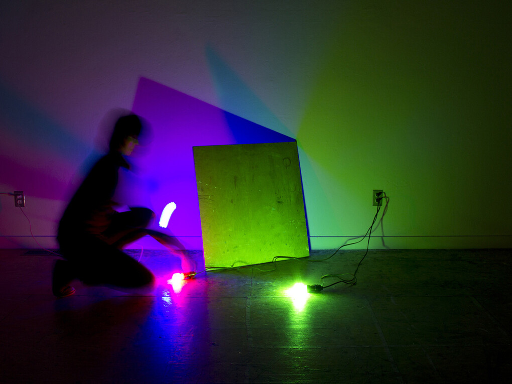 Lindsay Packer, video still: Square Dance, 2015