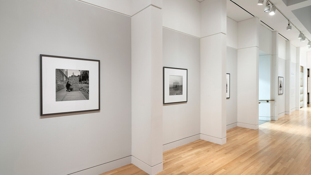 Tarrah Krajnak, Boren Banner series, exhibition view. Courtesy of Frye Art Museum