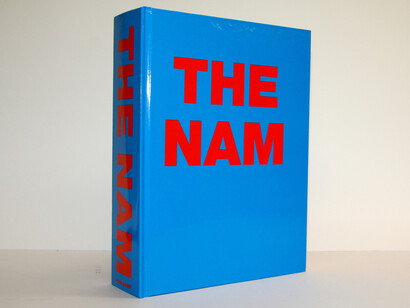 Fiona Banner, THE NAM, 1997, 1000-page hardback published by Frith Street Books & The Vanity Press with assistance from Arts Council England © and courtesy the artist 
