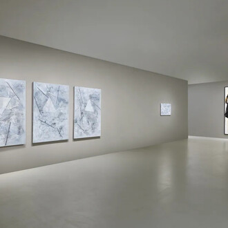 Ouhi Cha, Strata of being, an existential odyssey, exhibition view. Courtesy of Johyun Gallery