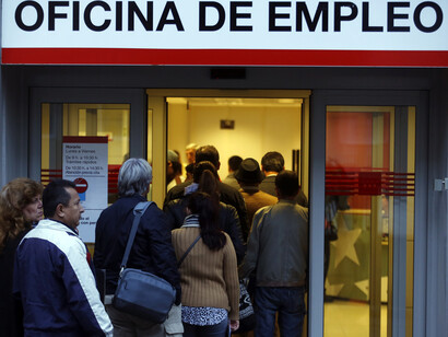 En la oficina de empleo