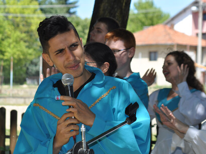 A singer of Carmelim band. Ph. Pierre H. Lavi