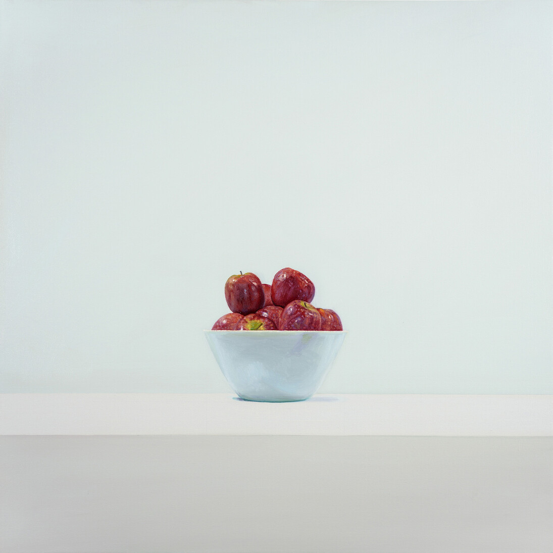 Craig Wylie, Agnes (After Agnes Martin), Oil on linen, 40 × 40 in (101.6 x 101.6 cm)
