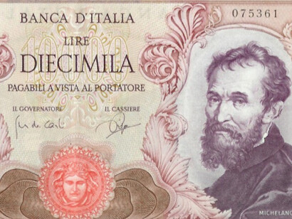 Le 10.000 lire disegnate da Trento Cionini