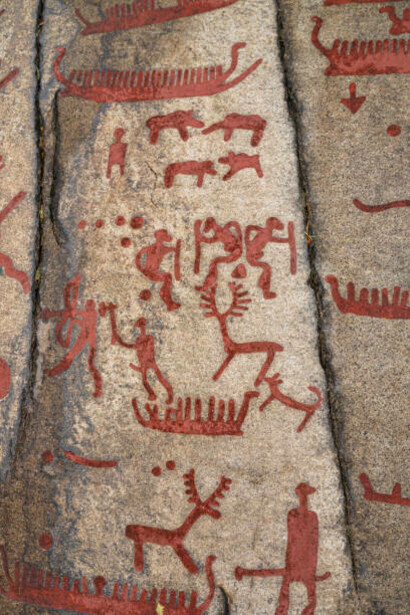 The Fossum panel, adorned with Bronze Age and Iron Age rock carvings, alongside Sweden's cave paintings, provides a unique window into the artistic traditions of early human societies