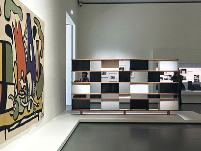 The "Charlotte Perriand: Inventing a New World" exhibition was held at the Fondation Louis Vuitton in Paris, France