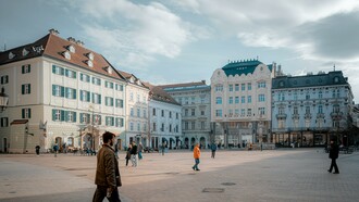 Main Square in Bratislava, Slovakia