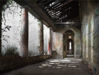 Suzanne Moxhay, Corridor, 105 x 135 cm, 2015