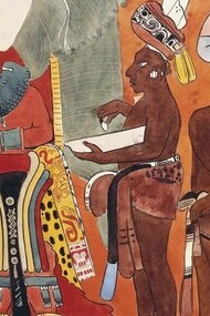 Anónimo, fresco maya hallado en Bonampak, Chiapas, México, 790 a.C.