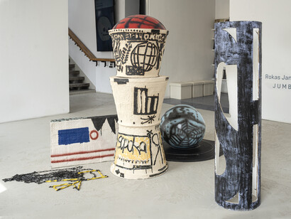 Rokas Janušonis, Jumble, exhibition view. Courtesy of Meno Parkas Gallery