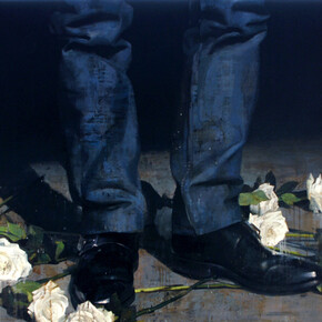 Bard François LES SENTIERS DE LA GLOIRE - Success - 1  2016 -161X161 cm oil on canvas 