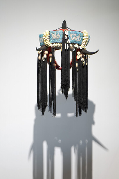 Demetri Broxton, Ancestral echoes, exhibition view. Courtesy of Patricia Sweetow Gallery