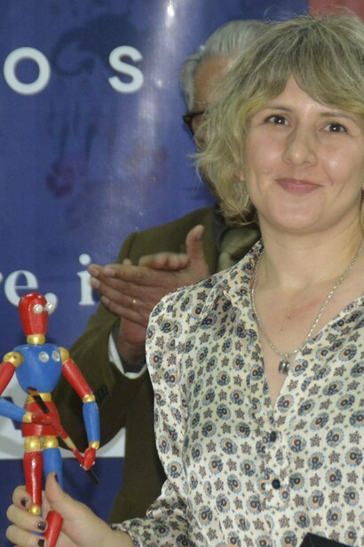 Sofía Ruiz Ugalde, ganadora del premio a "Mejor exposición individual en espacio privado"