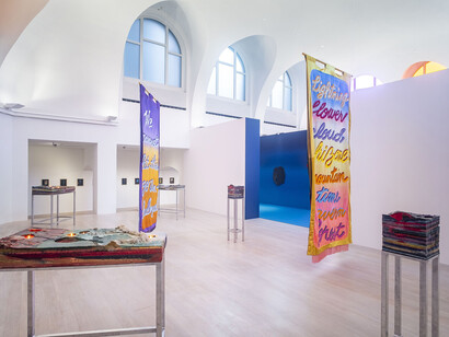 Cauleen Smith, The volcano manifesto, ausstellungsansicht. Mit freundlicher genehmigung der Kestner Gesellschaft