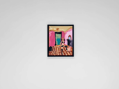 Genieve Figgis, Drama club, vue de l'exposition. Avec l'aimable autorisation d'Almine Rech