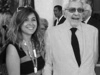 Emanuela Morozzi con Ettore Scola