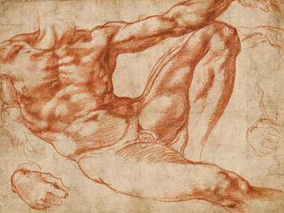 Michelangelo Buonarroti, Estudio de una figura de hombre