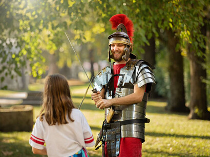 Archaeological park Emona, exhibition view. Courtesy of City Museum of Ljubljana
