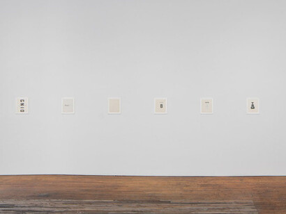 N.H. Pritchard, Boom! Exhibition view. Courtesy of Peter Freeman, Inc. Gallery