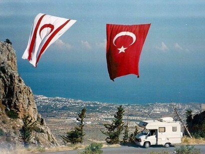 Kyrenia vista dal forte di S. Hilarion Cipro