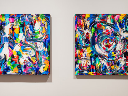 View of Edward Bekkerman's Exhibition in London