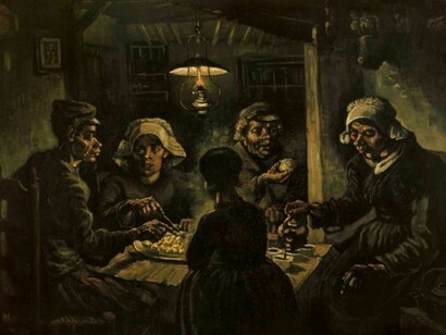 Vincent van Gogh: Die Kartoffelesser. 1885. Amsterdam  
