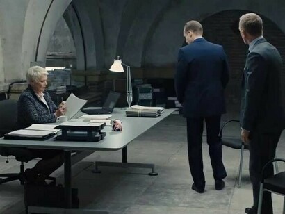 Skyfall, a hacker decrypts a stolen hard drive containing the names of undercover agents
