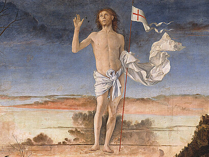 Mantegna and Bellini. Courtesy of Gemäldegalerie