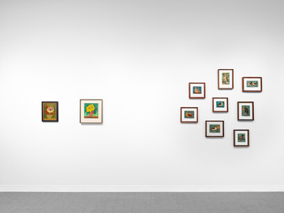 René Rickabaugh, recent work, exhibition view. Courtesy of Russo Lee Gallery
