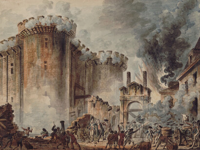 Jean-Pierre Houël- La toma de la Bastilla