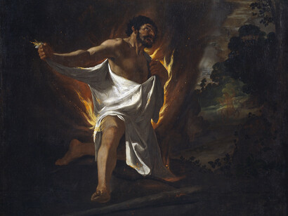 Francisco de Zurbarán, Morte di Eracle